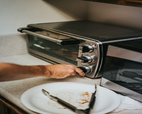 Inspecting microwave oven internal cavity heating element